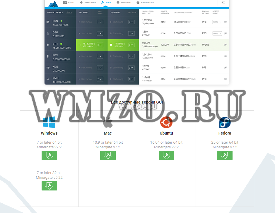 Minergate самая удобная программа для майнинга