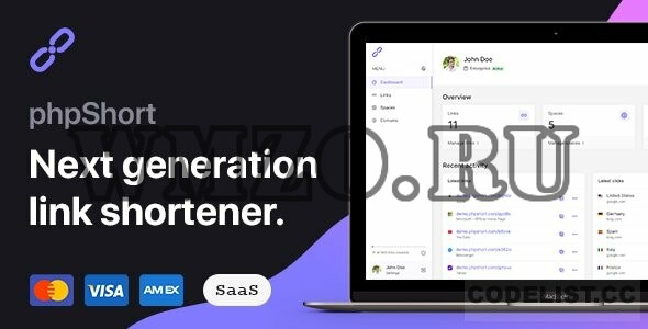 Скрипт сократителя ссылок phpShort v3.7.0 NULLED