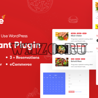 WP Cafe v1.6.1 NULLED | меню и заказ еды для WooCommerce