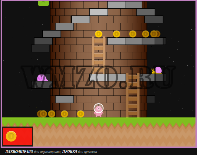 Платформер Javascript Tower - HTML5 игра