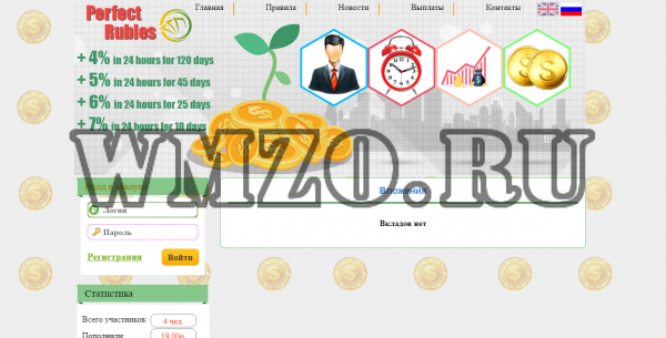 Скрипт экономической игры Perfect Rubles