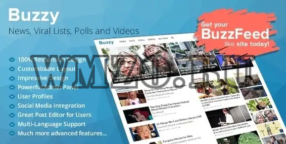 Buzzy v4.0.1 NULLED — скрипт новостного портала