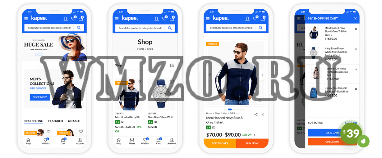 Kapee v1.5.5 NULLED - магазин модной одежды WooCommerce тема