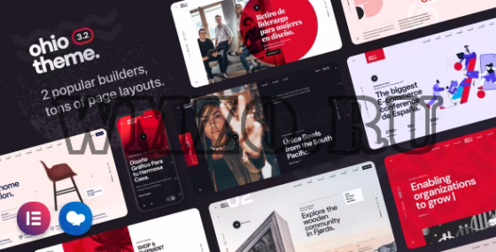 Ohio v3.1.5 NULLED - креативное портфолио и агентство WordPress тема