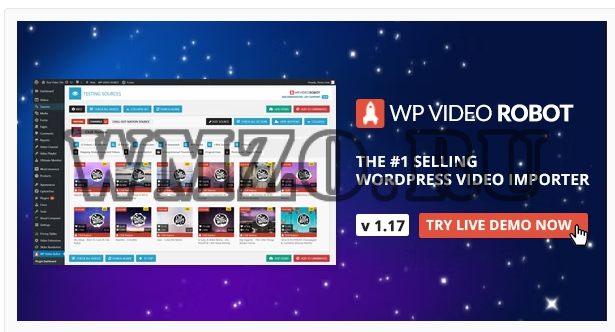 WordPress Video Robot v1.17.0 NULLED - видеопортал на WordPress