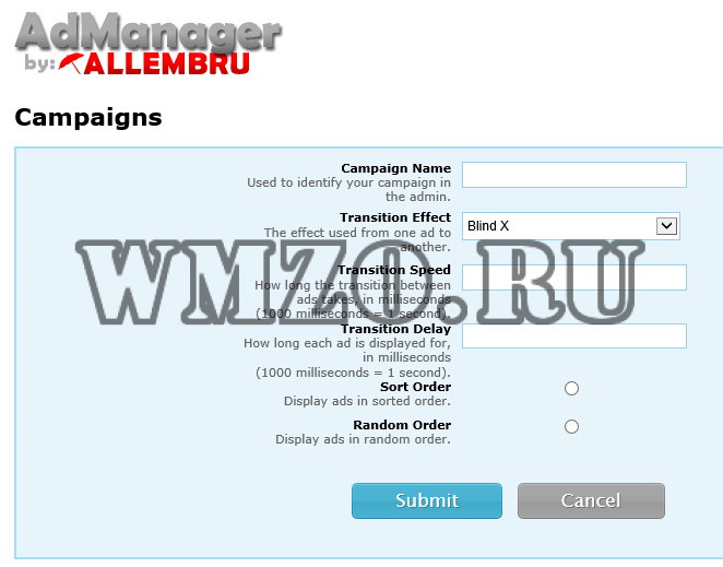 Ad Manager by Allembru - Скрипт ротатор баннеров