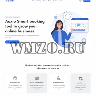 Aoxio v1.1 NULLED - скрипт для бронирования мульти-бизнес-услуг SaaS