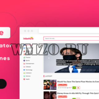 InBefore v1.0.6 NULLED - агрегатор новостей (RSS) с поисковой системой