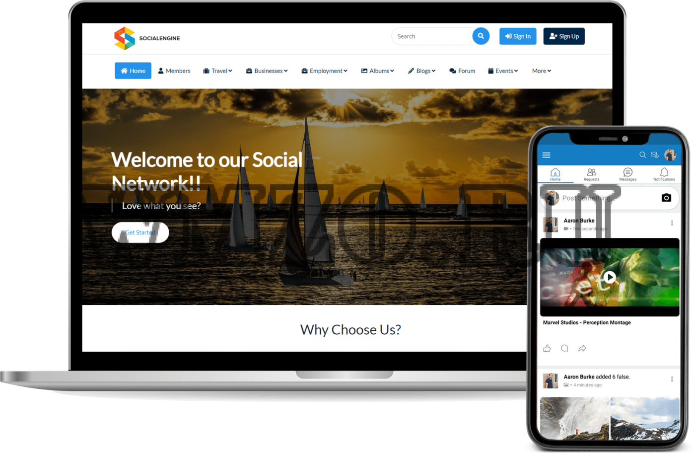SocialEngine PHP v6.5.0 NULLED - Скрипт социальной сети