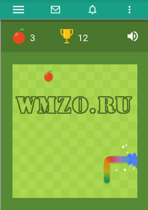 Змейка на LbCMS