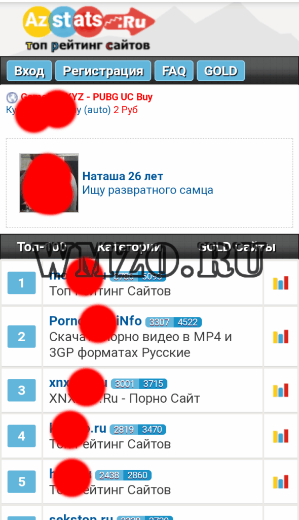 Скрипт Топ Рейтинга